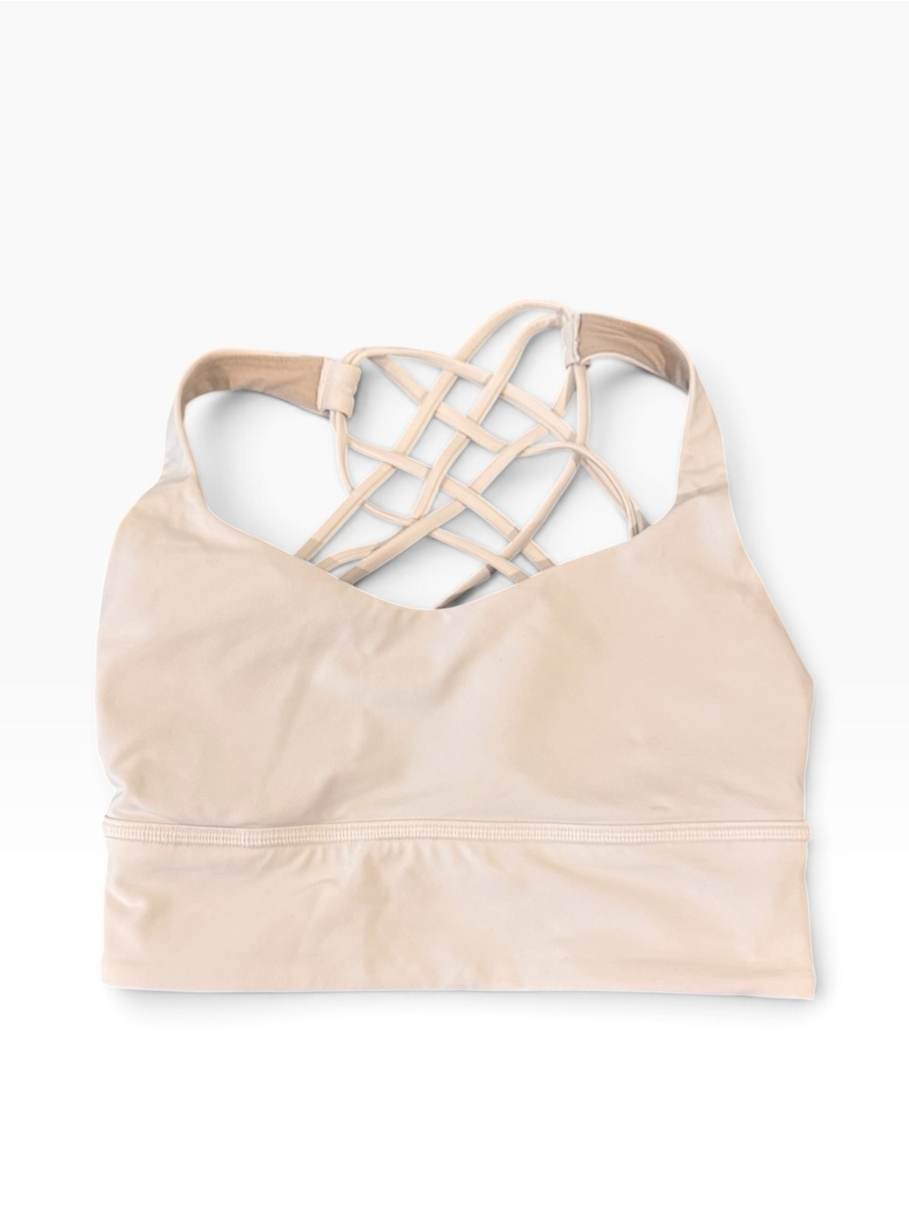 Lululemon Crisscross Back Bralette - off white